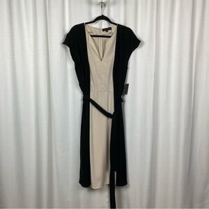 Eloquii Black&White Colorblock Midi Dress Sz.14 NWT